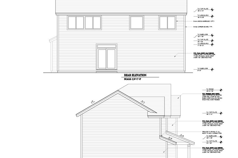 House Blueprint - Exterior - Other Elevation 1 for Craftsman House Plan #53-778 - 4 bed, 2.5 bath