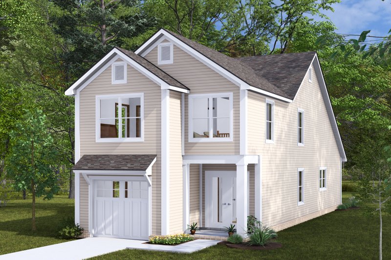 House Design - Exterior - Other Elevation for Cottage House Plan #513-2294 - 3 bed, 3 bath