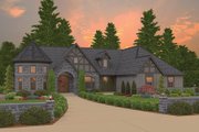 Tudor Style House Plan - 3 Beds 2.5 Baths 2821 Sq/Ft Plan #943-44 