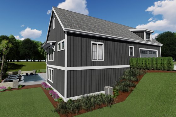 Exterior - Other Elevation 3 for Farmhouse House Plan #1069-17 - 3 bed, 2.5 bath