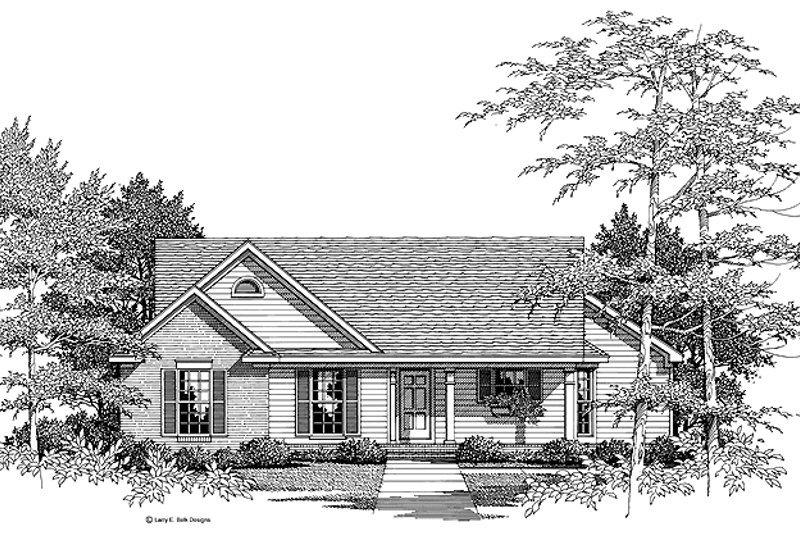 Home Plan - Ranch Exterior - Front Elevation Plan #952-226
