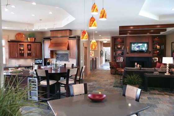 Interior - Kitchen 1 for Prairie House Plan #928-62 - 4 bed, 4 bath