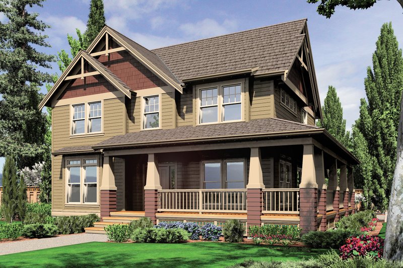 Dream House Plan - Country Exterior - Front Elevation Plan #48-139