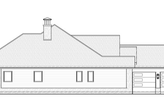 Exterior - Other Elevation 1 for Craftsman House Plan #938-119 - 3 bed, 3.5 bath