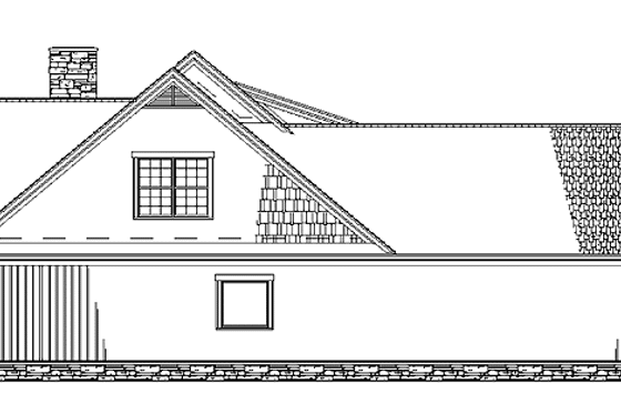 Exterior - Other Elevation 1 for Country House Plan #17-2993 - 4 bed, 3.5 bath