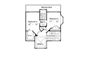 Mediterranean Style House Plan - 4 Beds 3 Baths 2887 Sq/Ft Plan #417-346 