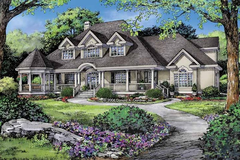 Home Plan - Victorian Exterior - Front Elevation Plan #929-823