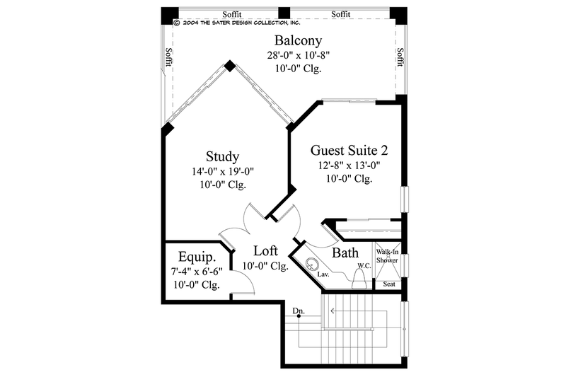 Dream House Plan - Floor Plan - Upper Floor for Mediterranean House Plan #930-471 - 3 bed, 3.5 bath