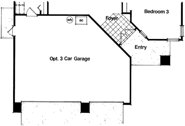 House Plan Design - Mediterranean Floor Plan - Other Floor Plan #417-482