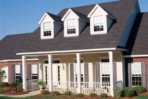 Country Exterior - Front Elevation Plan #406-9626