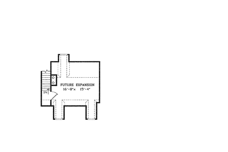 Architectural House Design - Floor Plan - Other Floor for Country House Plan #314-231 - 3 bed, 2 bath