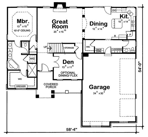 Architectural House Design - European house plan, floor plan