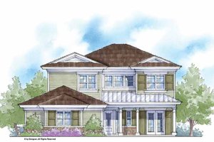 Farmhouse Exterior - Front Elevation Plan #938-7