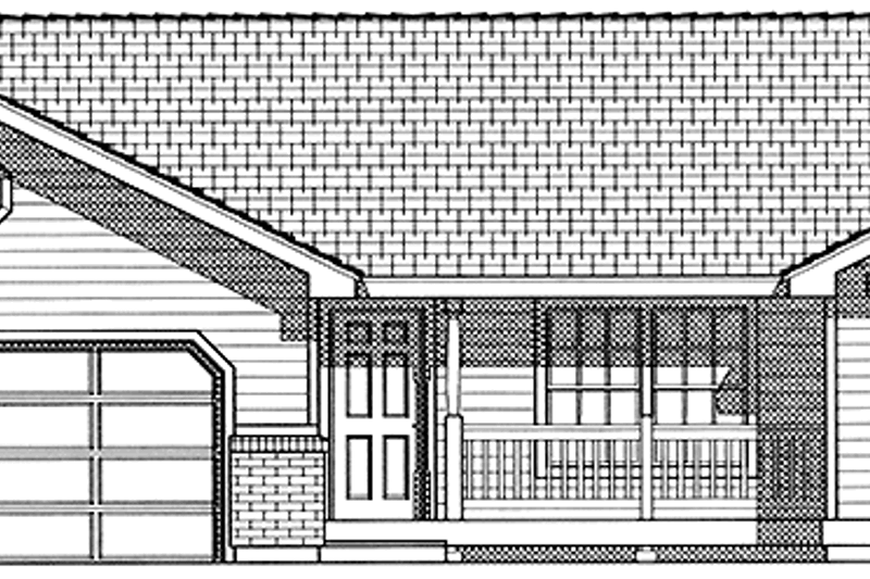 Architectural House Design - Country Exterior - Front Elevation Plan #1037-44