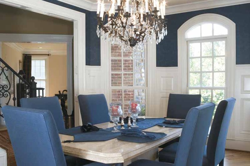 Architectural House Design - Interior - Dining Room for Mediterranean House Plan #927-202 - 5 bed, 4.5 bath