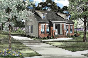 Craftsman Exterior - Front Elevation Plan #17-3101