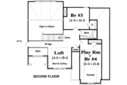 European Style House Plan - 4 Beds 3.5 Baths 3127 Sq/Ft Plan #329-105 