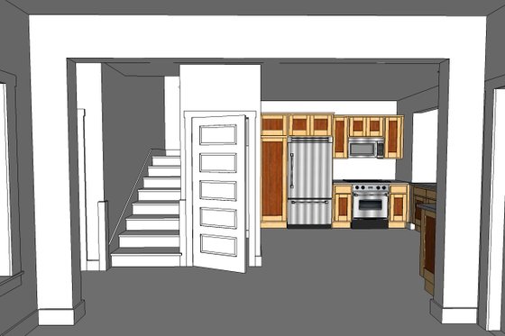Interior - Other for Craftsman House Plan #528-1 - 2 bed, 2 bath