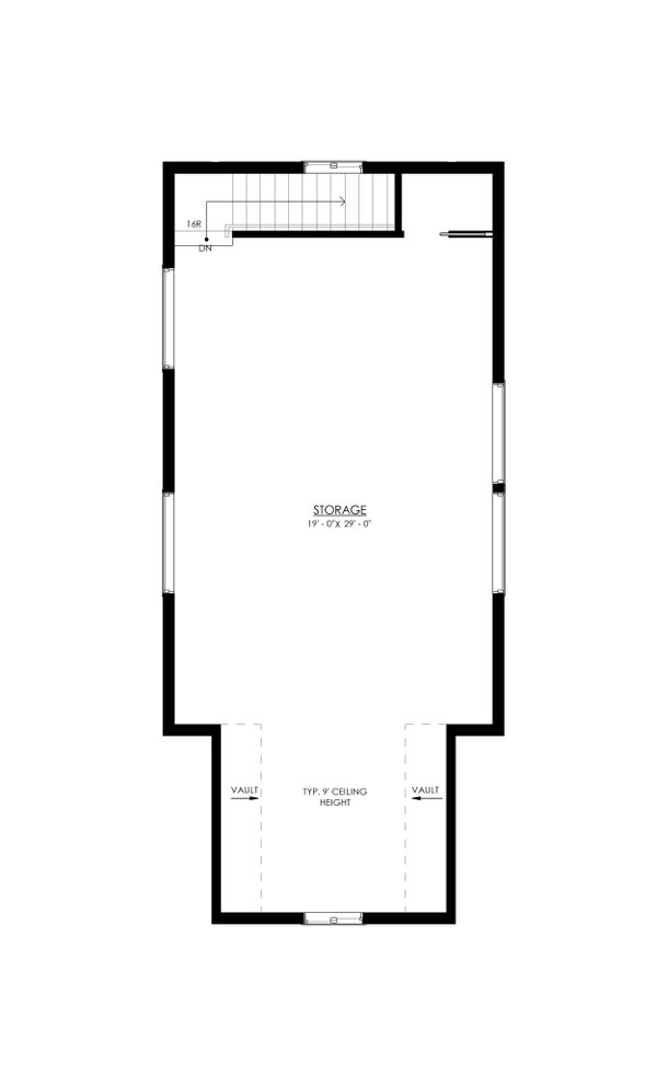 Farmhouse Floor Plan - Upper Floor Plan #1114-55