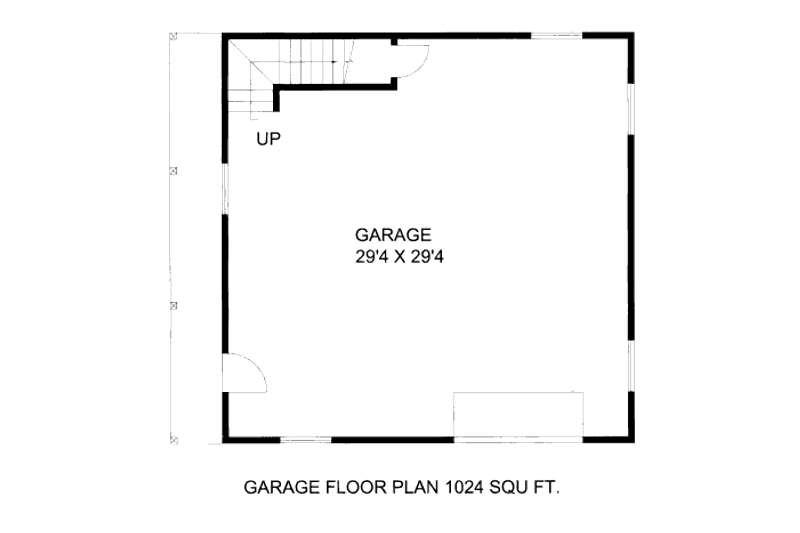 Home Plan - Floor Plan - Main Floor for Country House Plan #117-799, 0 bath