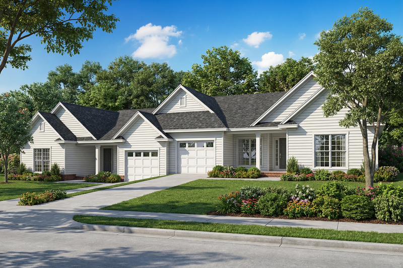 Dream House Plan - Southern Exterior - Front Elevation Plan #17-2163