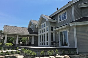 Exterior - Rear Elevation 1 for Traditional House Plan #23-2311 - 5 bed, 3 bath