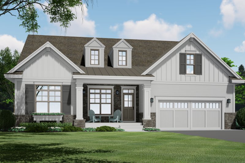 Dream House Plan - Exterior - Front Elevation 5 for Traditional House Plan #51-1186 - 3 bed, 2 bath