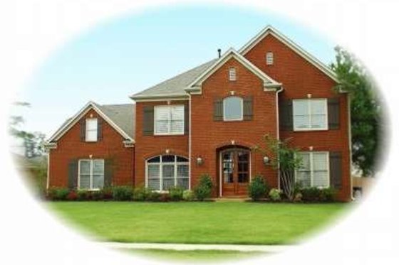 Exterior - Front Elevation for European House Plan #81-1094 - 4 bed, 3.5 bath