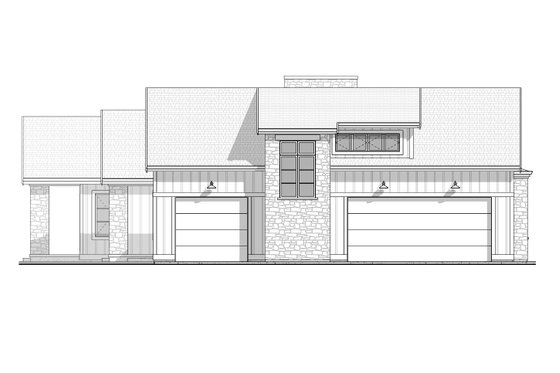 Exterior - Other Elevation for Farmhouse House Plan #1086-22 - 4 bed, 4.5 bath