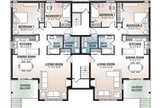 European Style House Plan - 2 Beds 1 Baths 7624 Sq/Ft Plan #23-2050 
