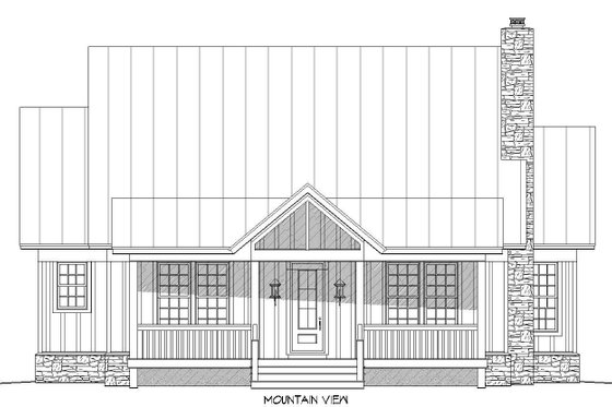 Exterior - Other Elevation for Cabin House Plan #932-48 - 3 bed, 3.5 bath