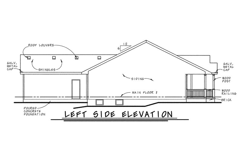 Dream House Plan - Exterior - Other Elevation for Cottage House Plan #20-122 - 2 bed, 2 bath