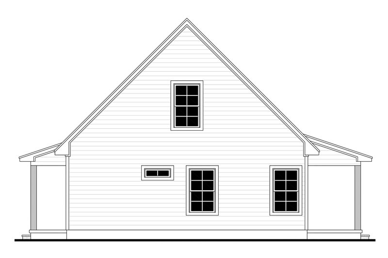 Home Plan - Exterior - Other Elevation 1 for Farmhouse House Plan #430-285 - 1 bed, 2 bath