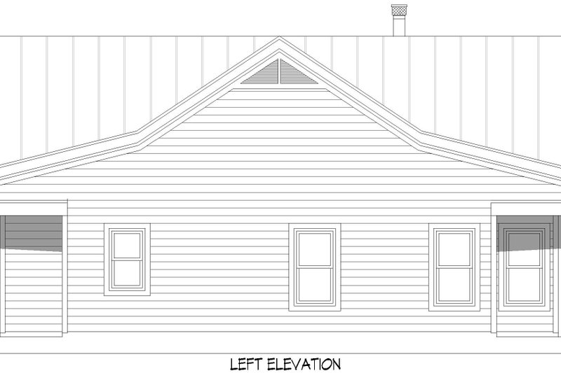 Home Plan - Exterior - Other Elevation for Craftsman House Plan #932-1034 - 2 bed, 2 bath