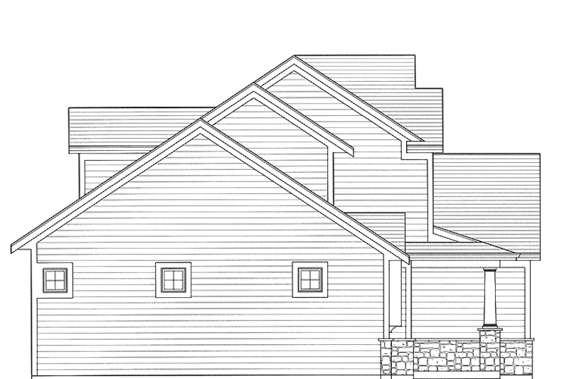 Home Plan - Exterior - Other Elevation for Craftsman House Plan #46-830 - 3 bed, 2.5 bath