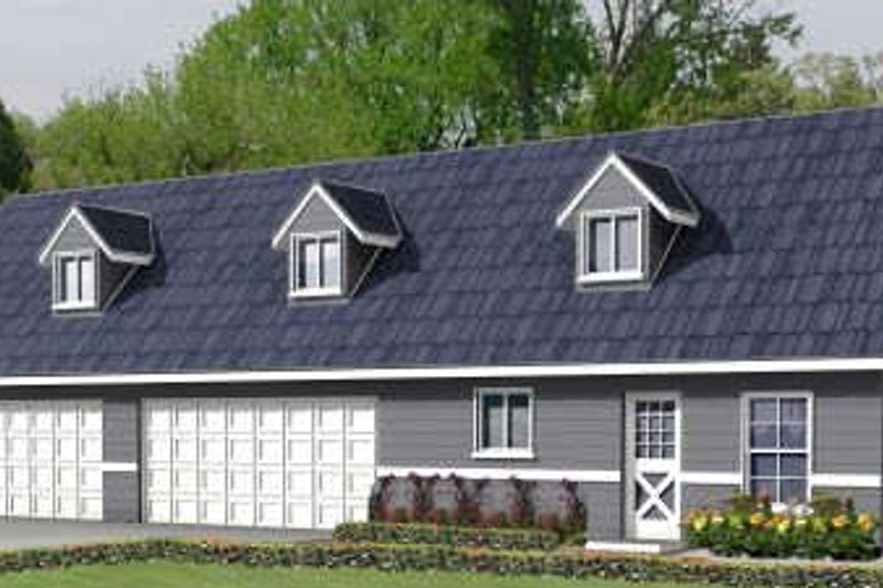 Country Style House Plan - 0 Beds 2 Baths 556 Sq/Ft Plan #1-117