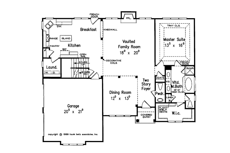 Home Plan - Floor Plan - Main Floor for Traditional House Plan #927-557 - 4 bed, 2.5 bath