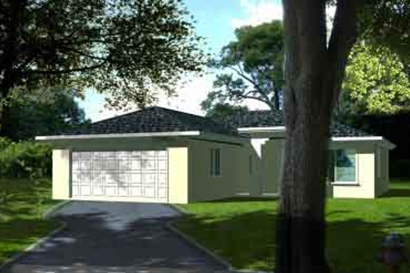 Home Plan - Ranch Exterior - Front Elevation Plan #1-1017