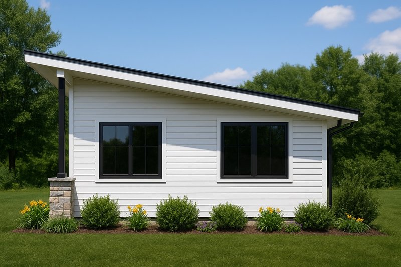 Architectural House Design - Exterior - Other Elevation 1 for Modern House Plan #112-291 - 2 bed, 1 bath