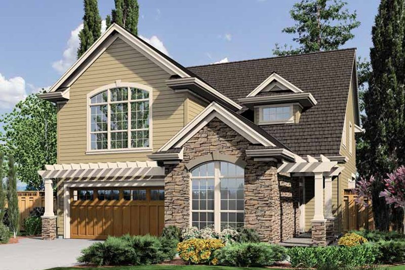 Dream House Plan - Bungalow Exterior - Front Elevation Plan #48-791