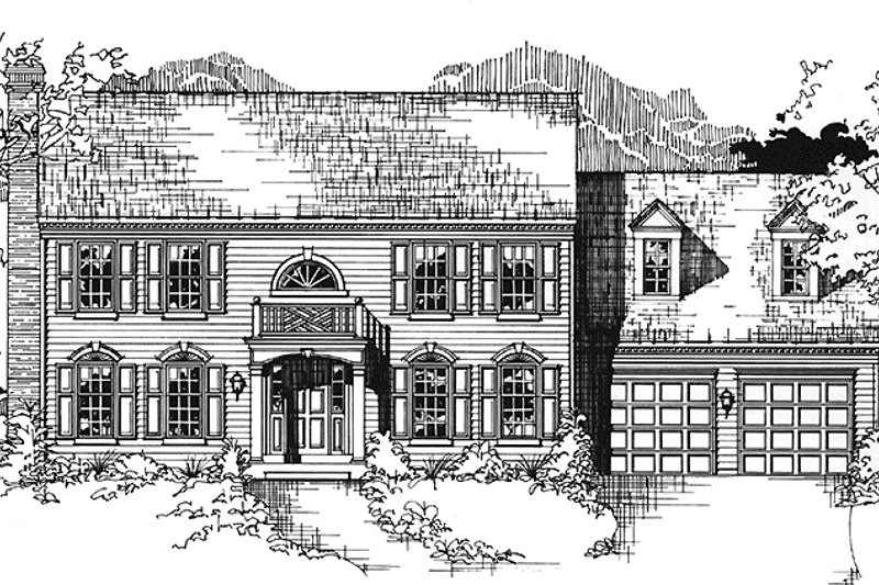 Architectural House Design - Classical Exterior - Front Elevation Plan #953-8