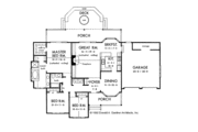 Country Style House Plan - 3 Beds 2 Baths 1625 Sq/Ft Plan #929-142 