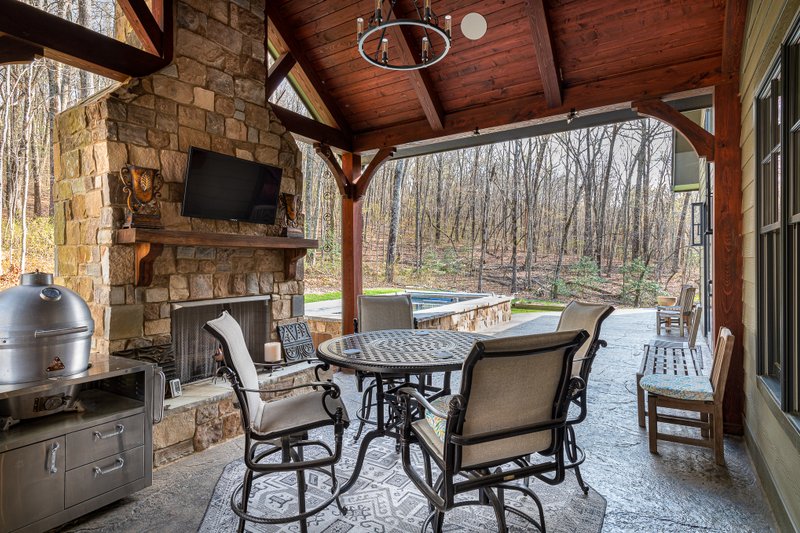 Architectural House Design - Exterior - Outdoor Living for Ranch House Plan #54-475 - 3 bed, 2.5 bath