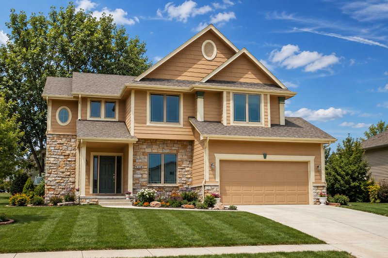 Dream House Plan - Exterior - Front Elevation 2 for Country House Plan #20-2042 - 4 bed, 2.5 bath
