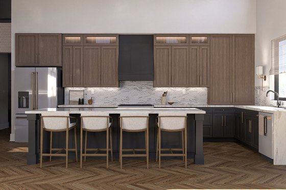 Interior - Kitchen for Barndominium House Plan #455-385 - 6 bed, 5.5 bath