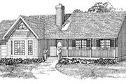 Traditional Style House Plan - 3 Beds 2 Baths 1452 Sq/Ft Plan #47-205 