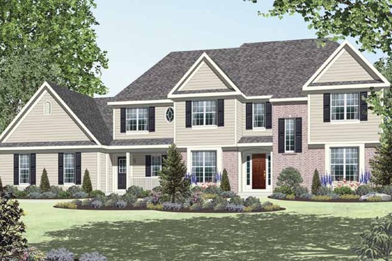 House Plan Design - Country Exterior - Front Elevation Plan #328-463