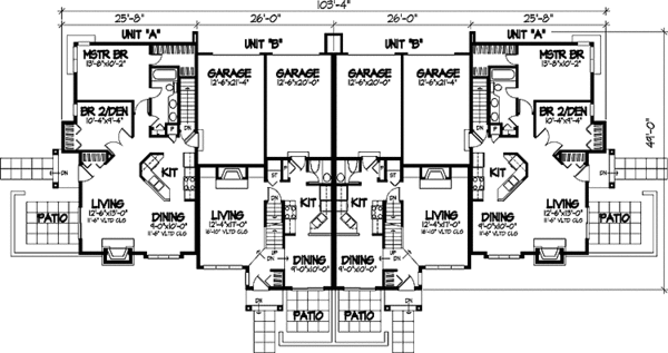 Dream House Plan - Prairie Floor Plan - Main Floor Plan #320-1146