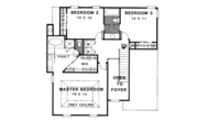 Traditional Style House Plan - 3 Beds 2.5 Baths 1776 Sq/Ft Plan #56-663 