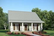 Country Style House Plan - 2 Beds 2 Baths 1122 Sq/Ft Plan #44-188 